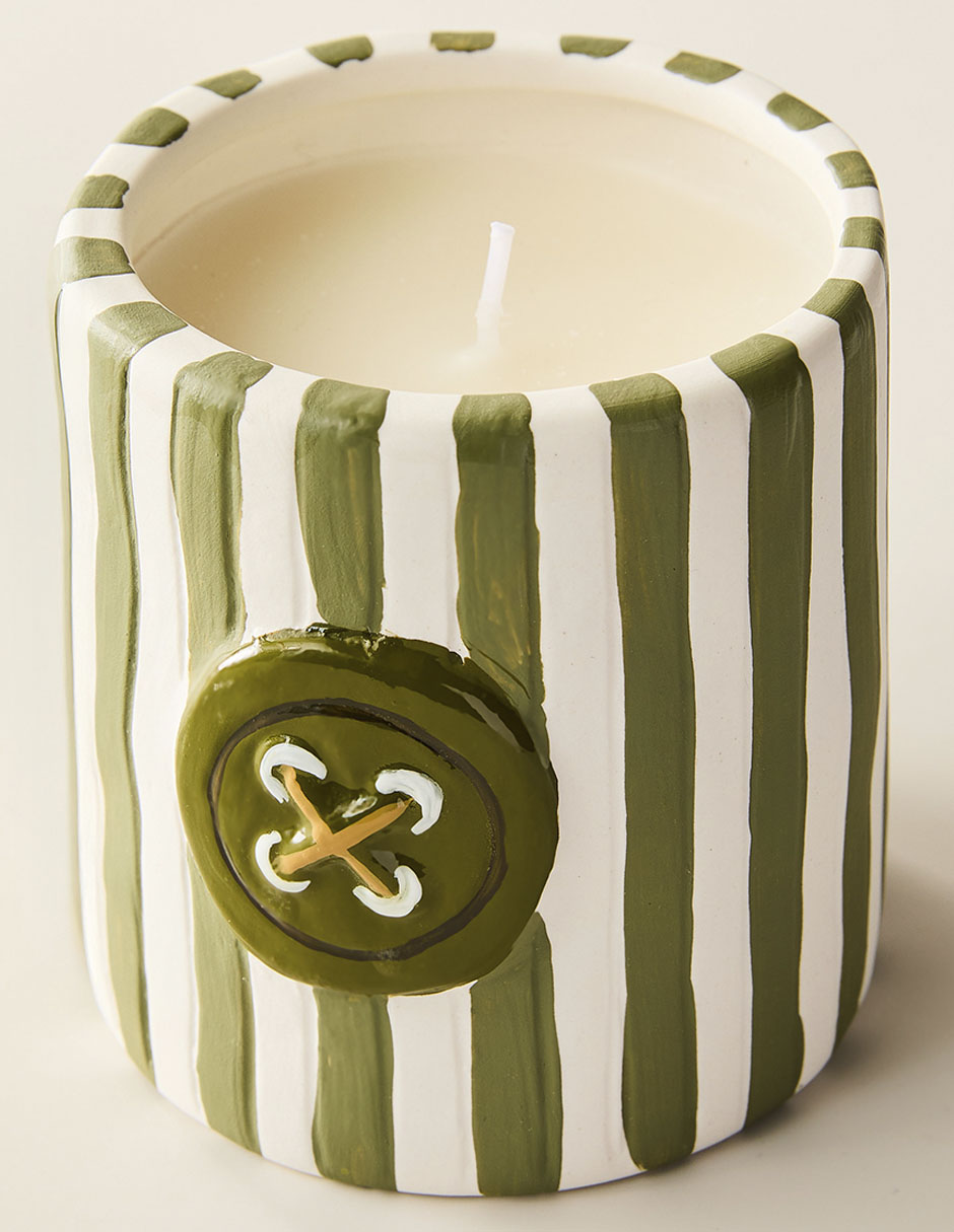 Vela aromática Emma Chamberlain aroma bergamota, cáscara de naranja y comino 4