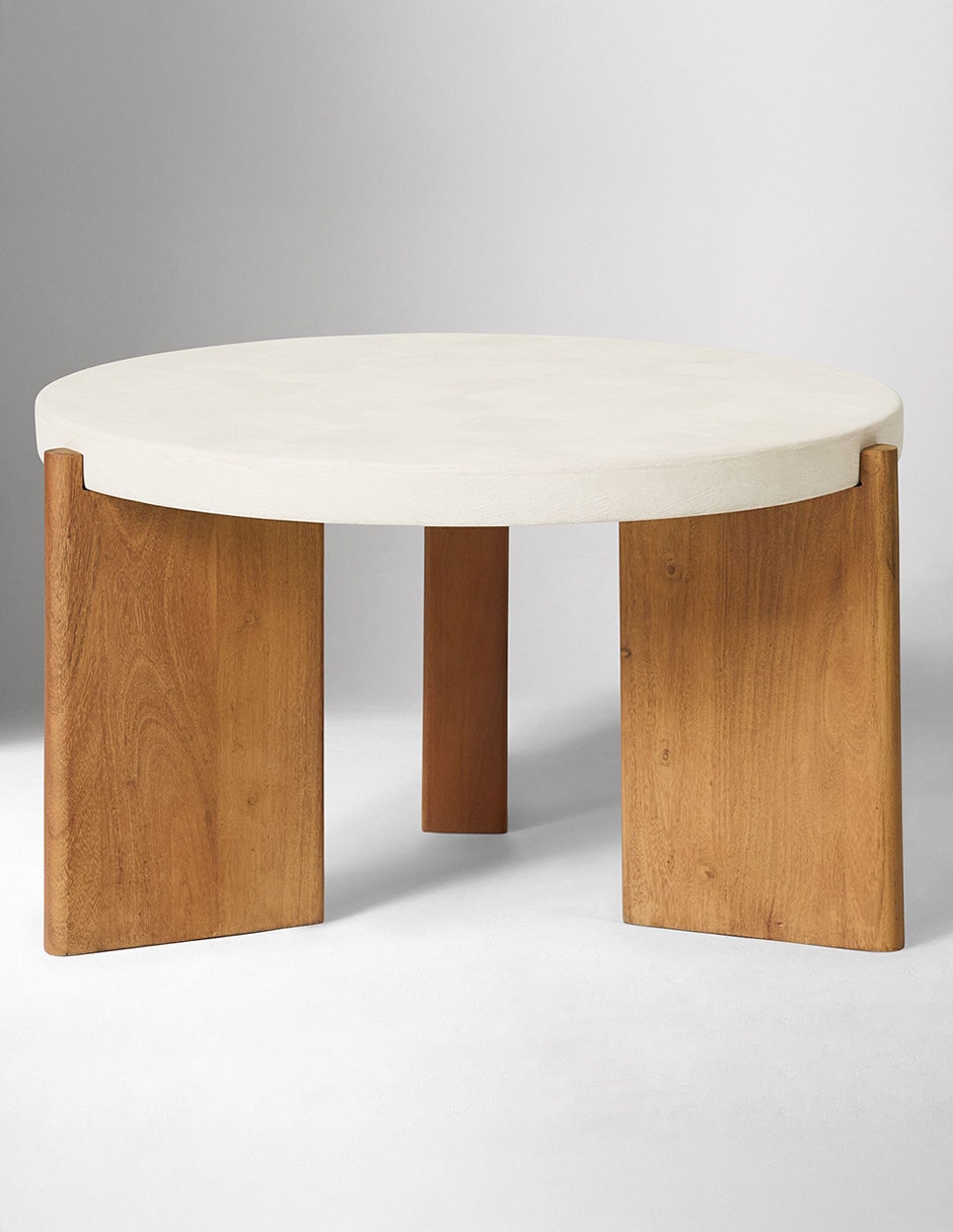 Mesa lateral Cassian de madera acacia 3