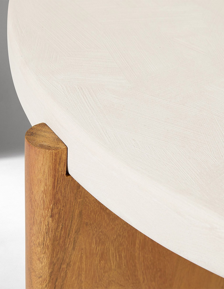 Mesa lateral Cassian de madera acacia 5