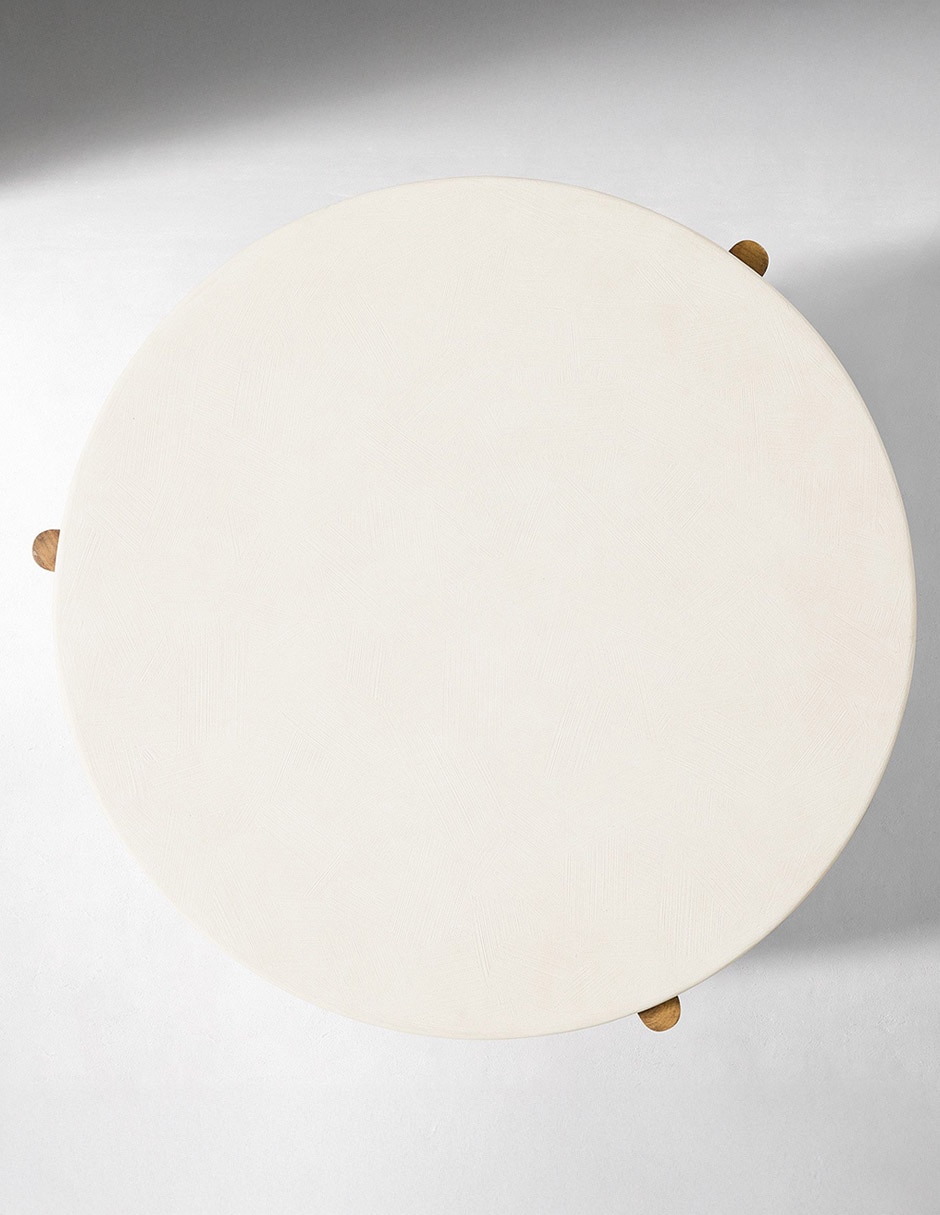 Mesa lateral Cassian de madera acacia 6