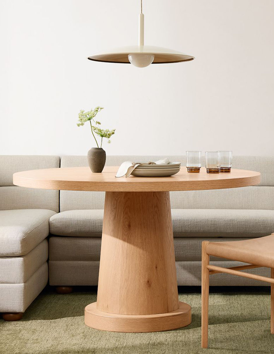 Mesa Wynn de madera roble 6