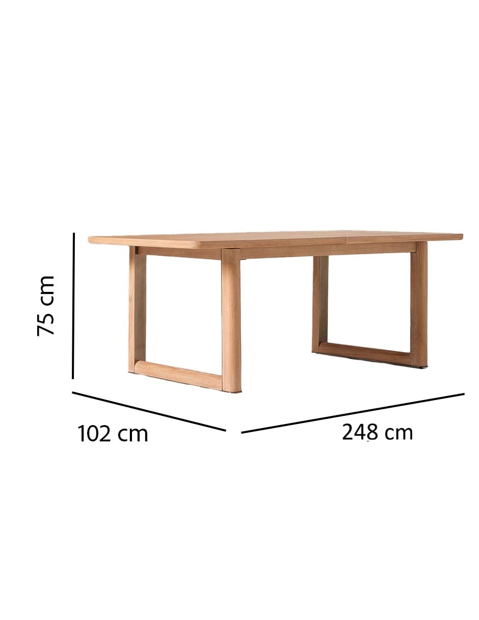 Mesa de comedor extensible Davies 7