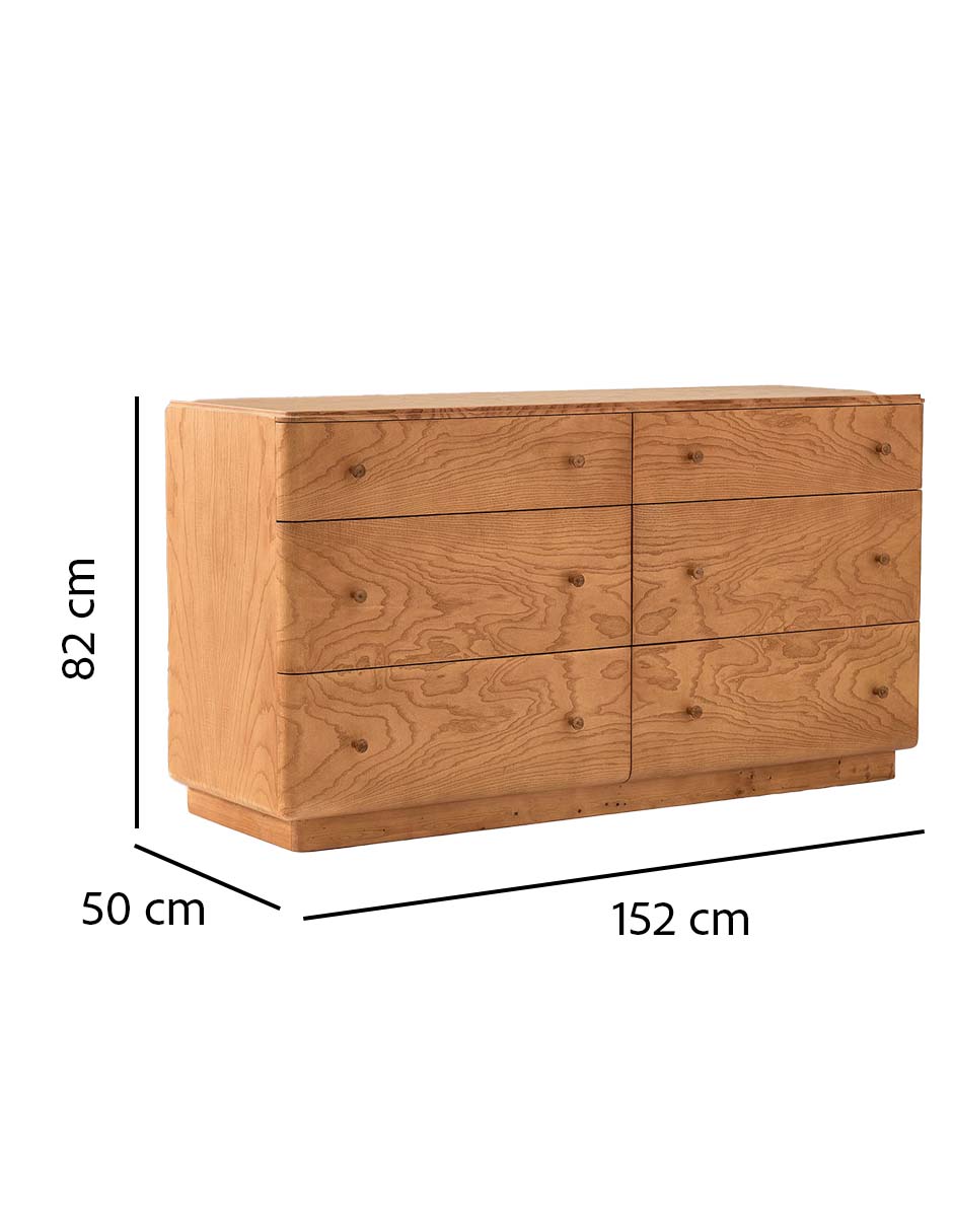 Cómoda Pierce & Ward de madera 10
