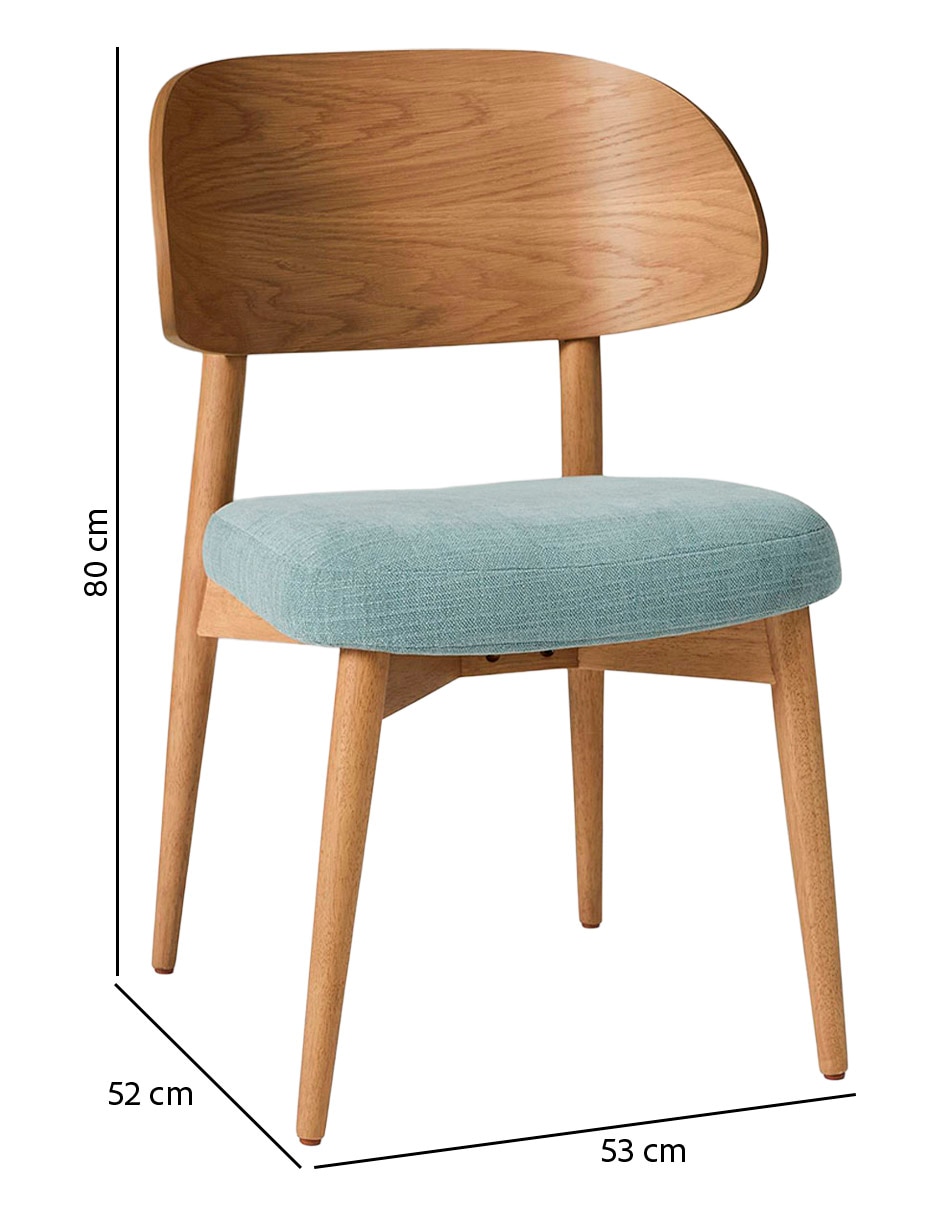 Silla Hyde de madera 6