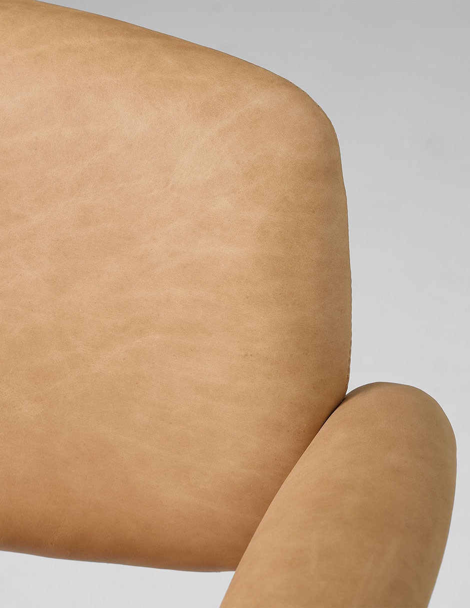 Silla con brazos Nelson de metal 7