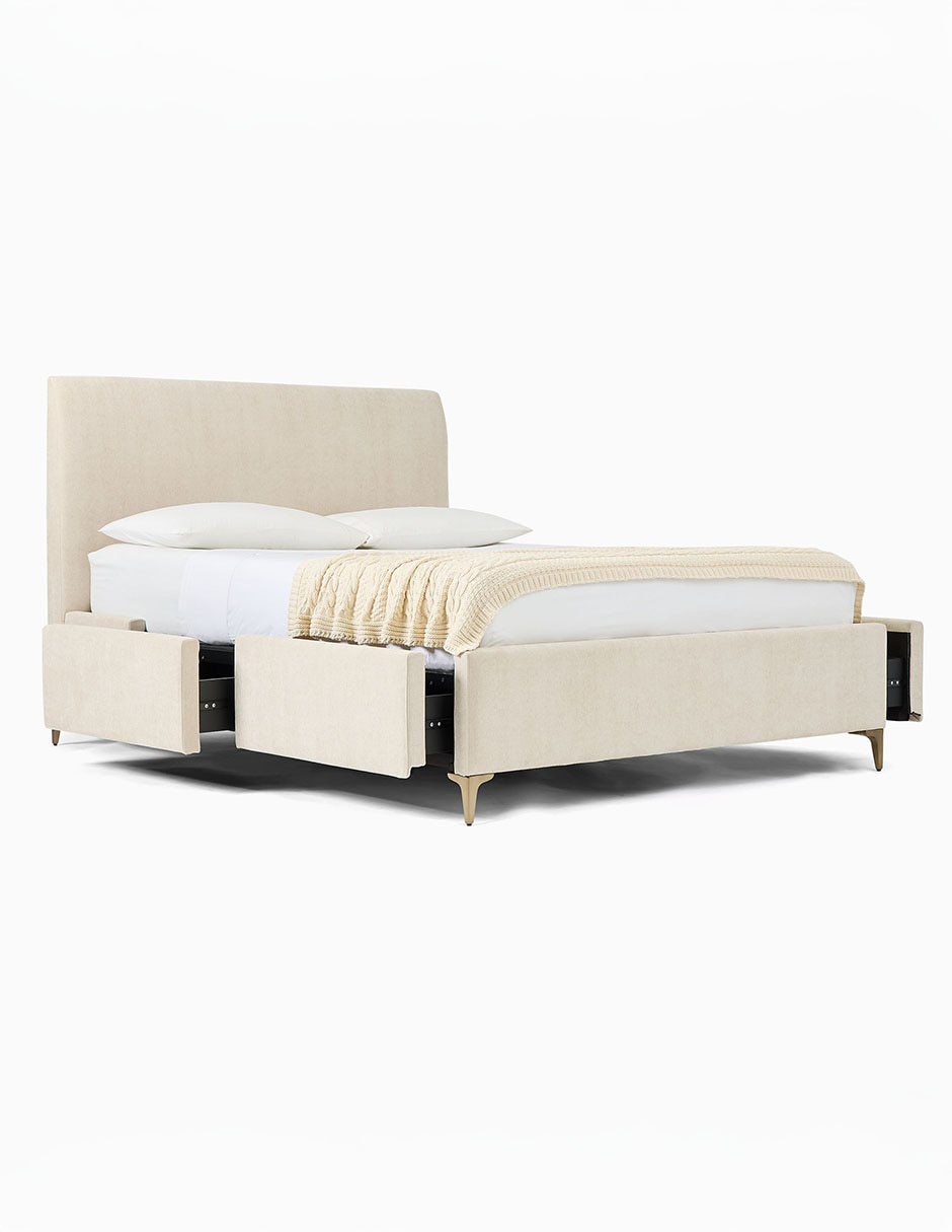Cama Andes de madera pino King size 3