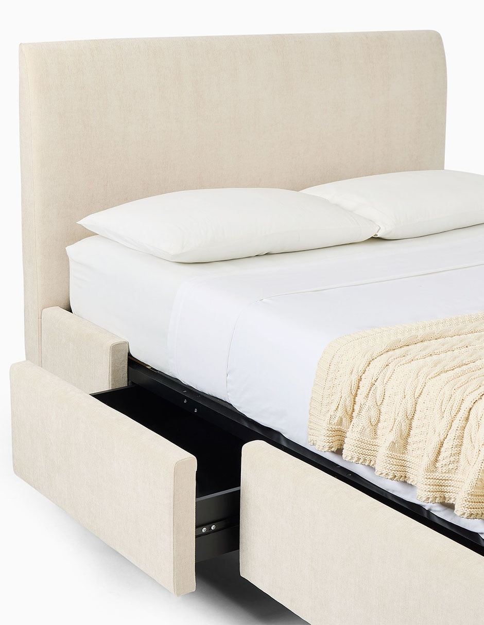 Cama Andes de madera pino King size 8