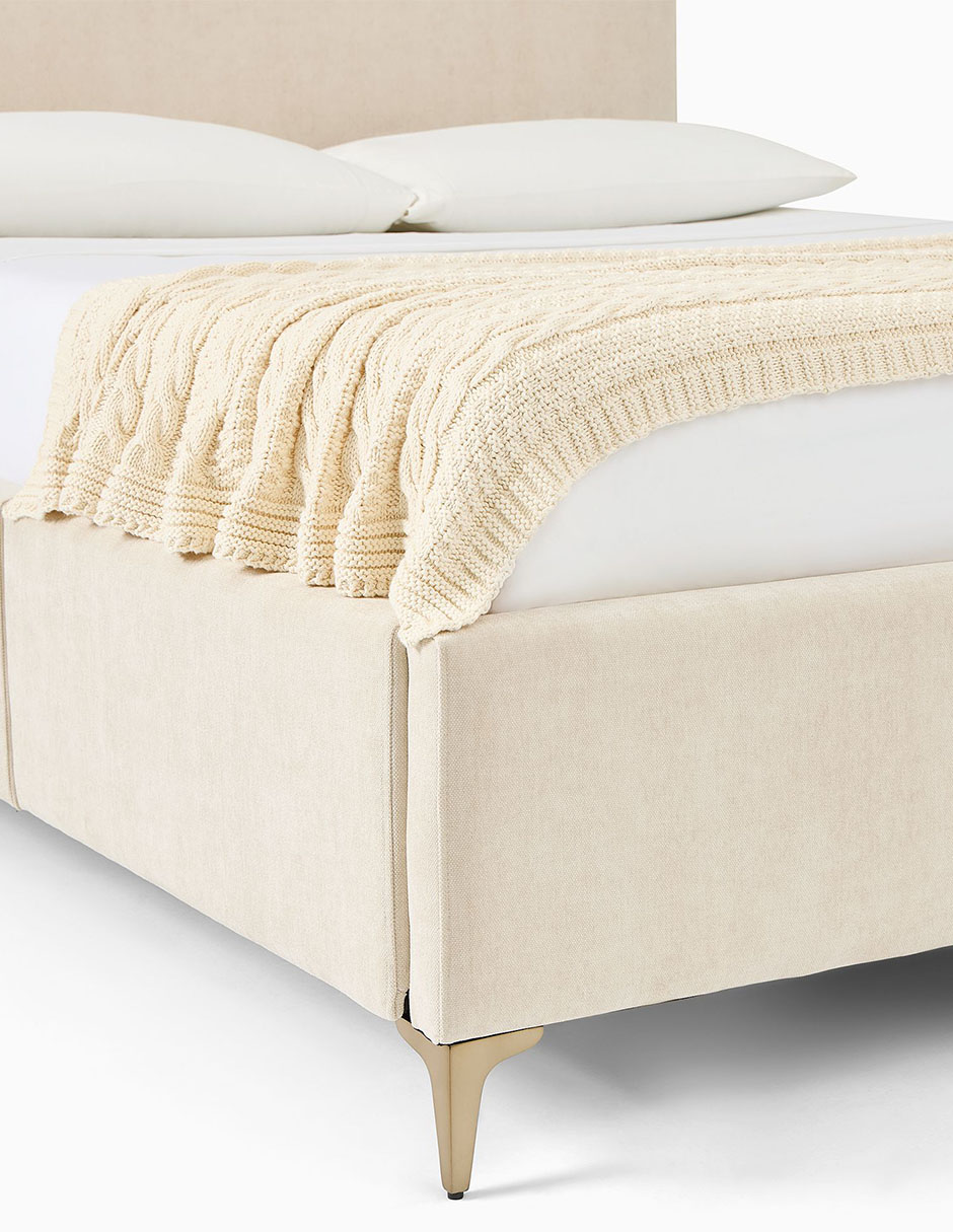 Cama Andes de madera pino King size 9