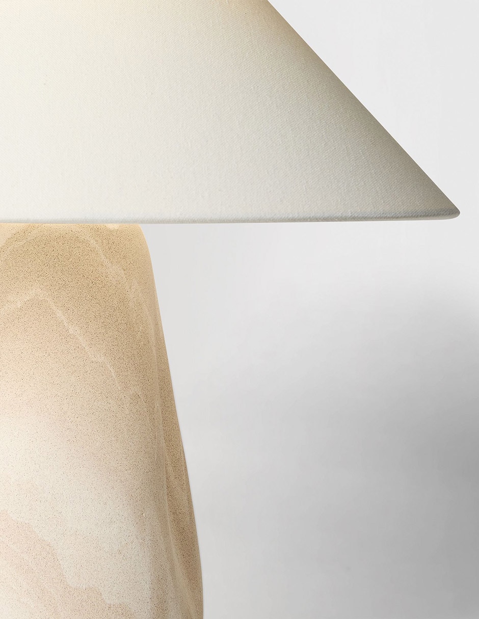 Lámpara de mesa incandescente y led Donata 3